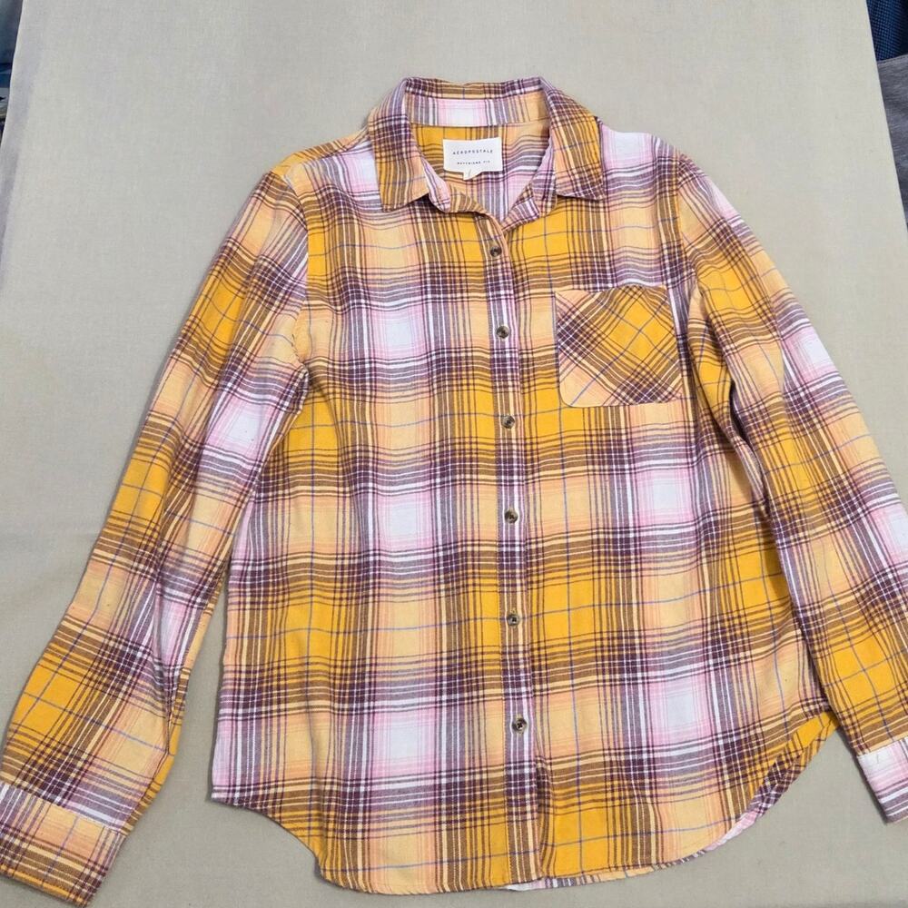 Aéropostale Boyfriend Fit women's Flannel size L